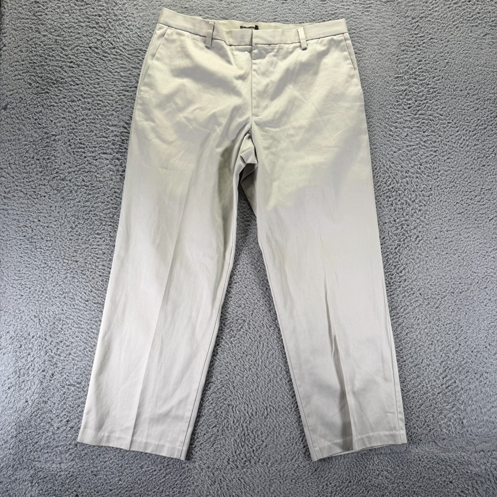 Dockers D3 Pant Mens 36x30 Beige Cotton Khakis Straight Preppy Career Office